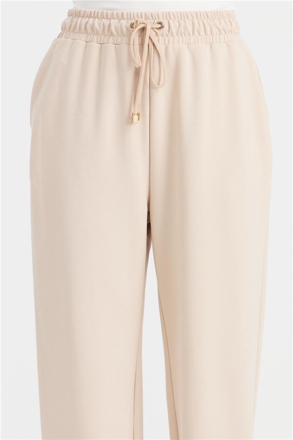 Womens Tracksuit Pants Beige