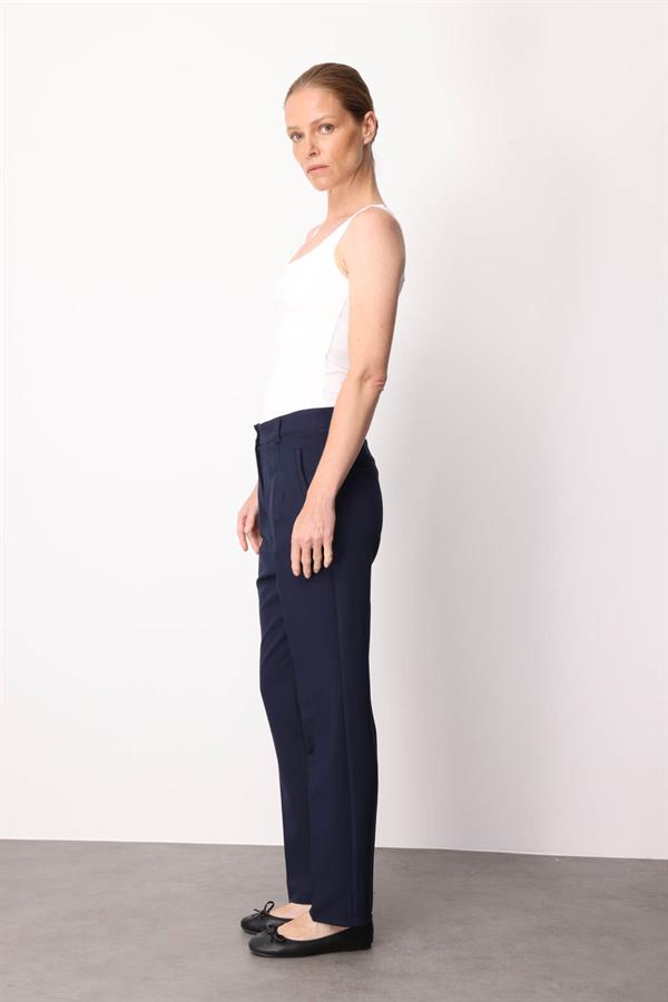 Womens Fabric Trousers with Pockets