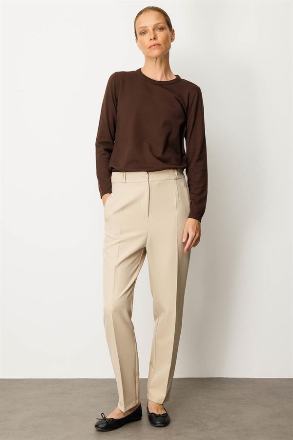 Womens Fabric Trousers with Pockets