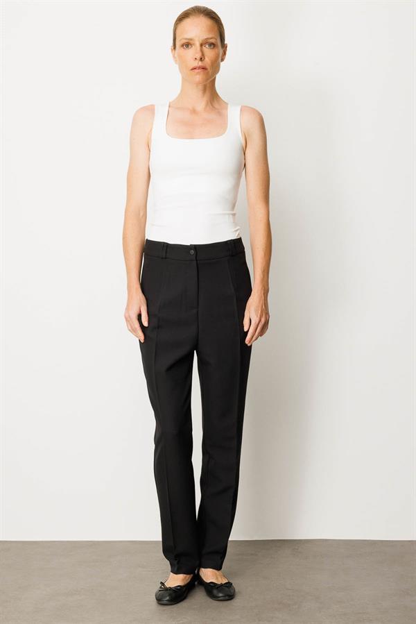 Womens Fabric Trousers with Pockets