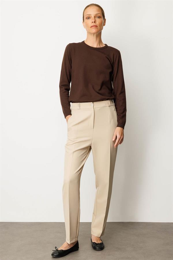 Womens Fabric Trousers with Pockets