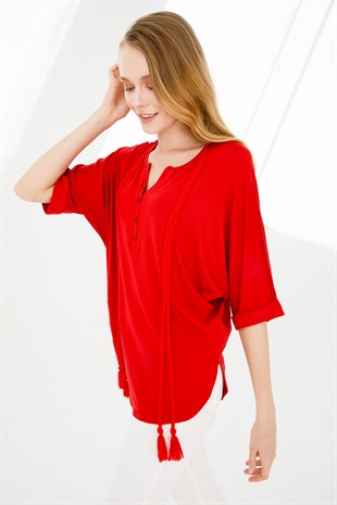 Womens Tunic Red