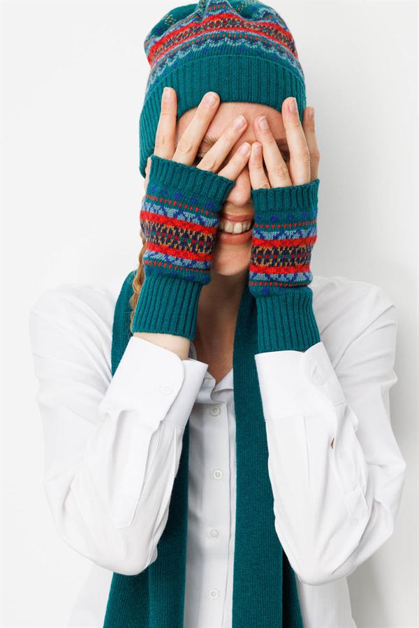 Kadın Jakarlı Yün Bere K.Ö.başı