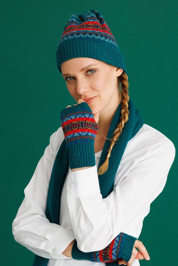 Kadın Jakarlı Yün Bere K.Ö.başı