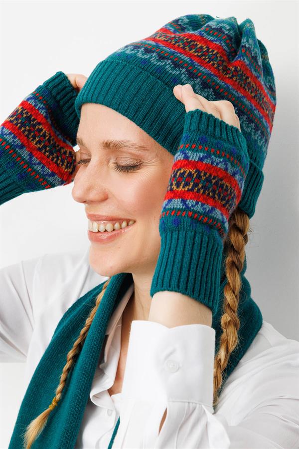 Kadın Jakarlı Yün Bere K.Ö.başı