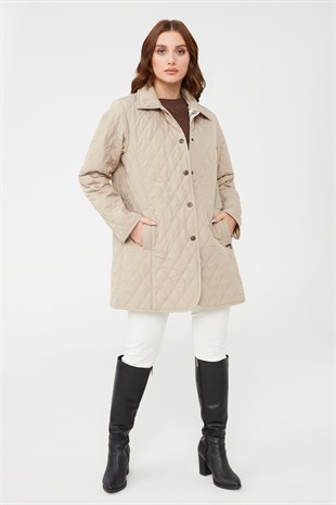 Женская Куртка Бежевая