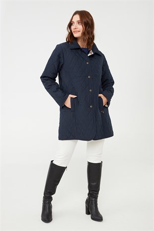 Женская Куртка Темно-Синяя