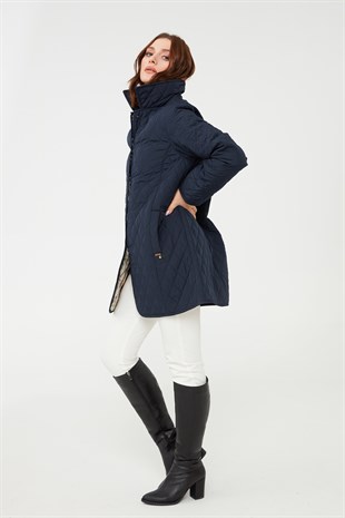 Женская Куртка Темно-Синяя