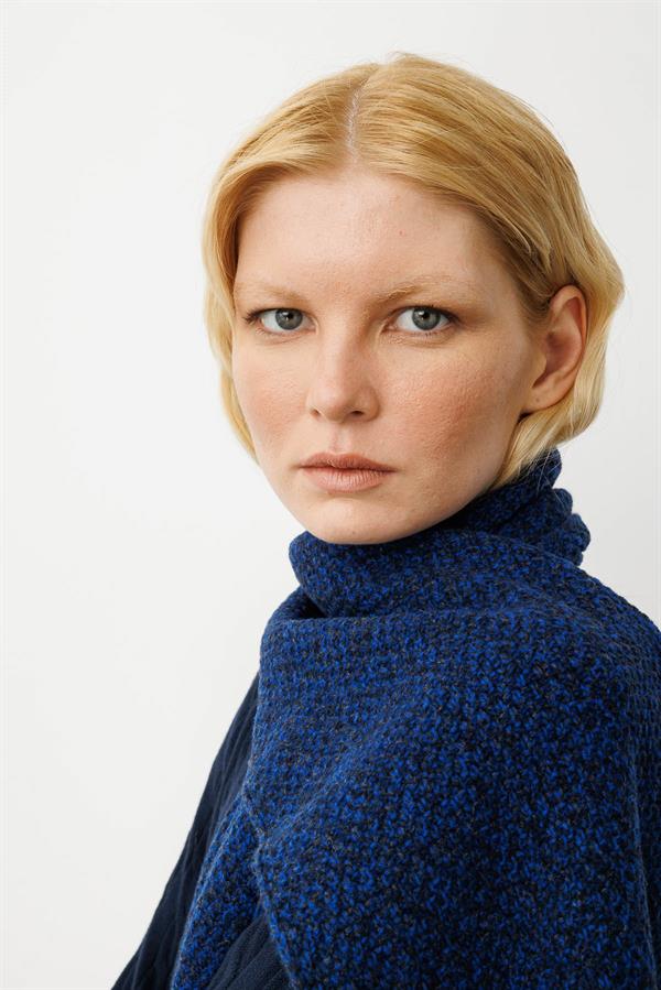 Женская шаль РОЗОВО-СИНИЙ