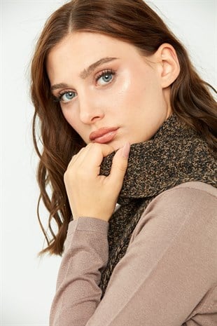 Женская шаль ПУРПУРНЫЙ КОРИЧНЕВЫЙ