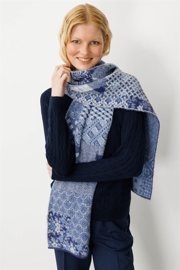 Kadın Kırk Yama Desenli Kaşkol 18