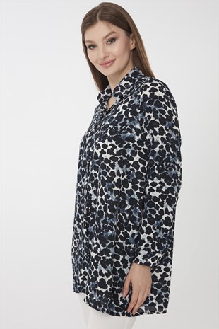 Женская рубашка с рисунком 