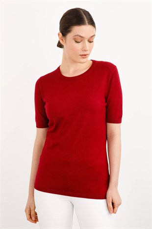 Женская блузка из лайкры Вишневый цвет