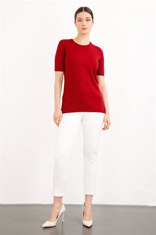 Женская блузка из лайкры Вишневый цвет