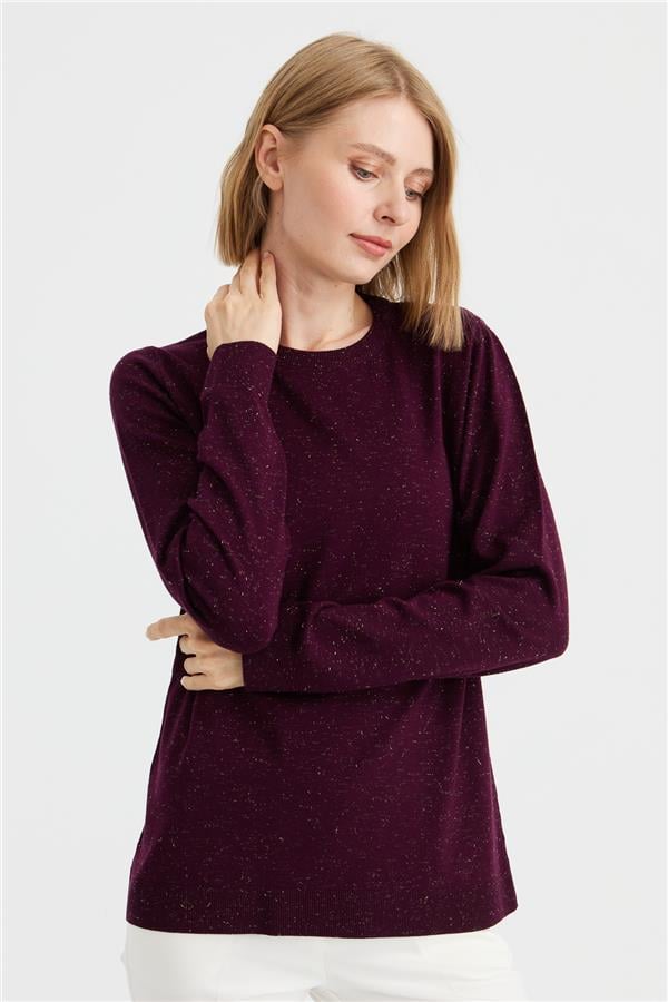 Женский базовый свитер Angelina с круглым вырезом