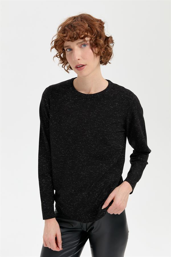 Женский базовый свитер Angelina с круглым вырезом