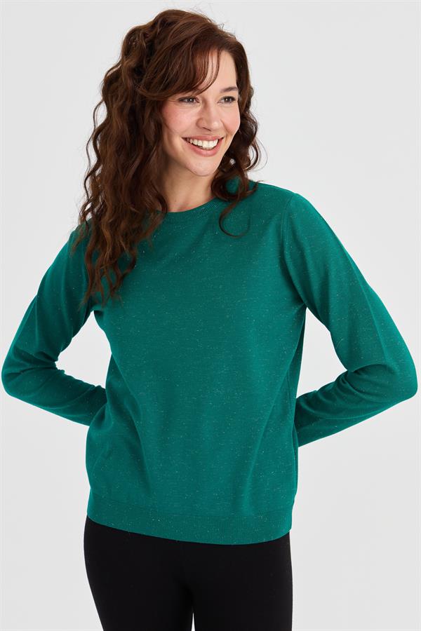 Женский базовый свитер Angelina с круглым вырезом