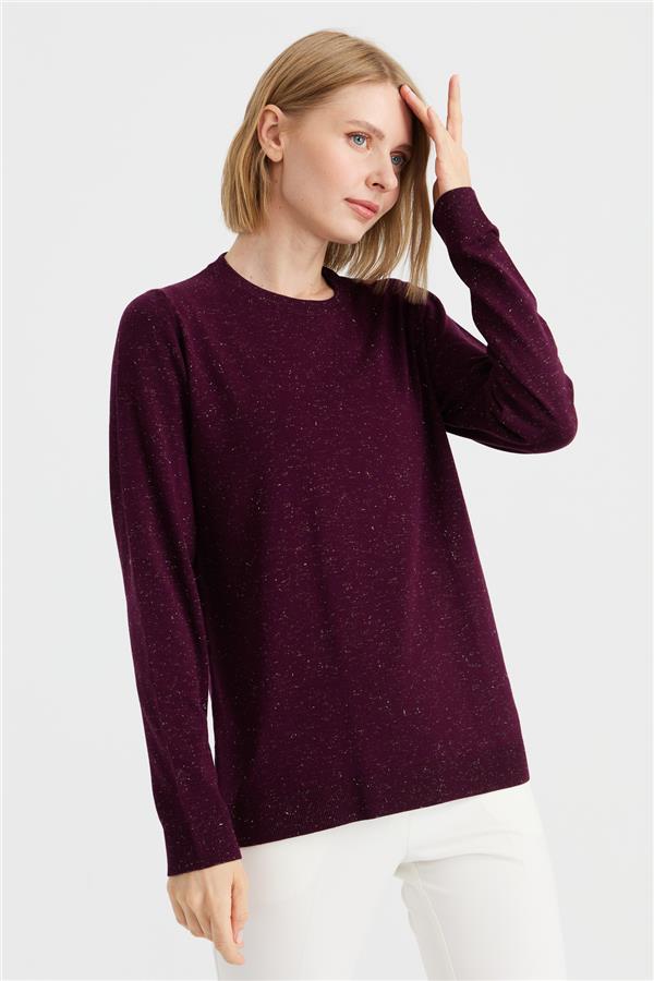 Женский базовый свитер Angelina с круглым вырезом