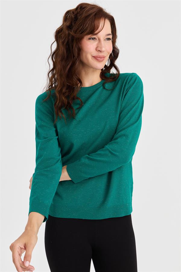 Женский базовый свитер Angelina с круглым вырезом