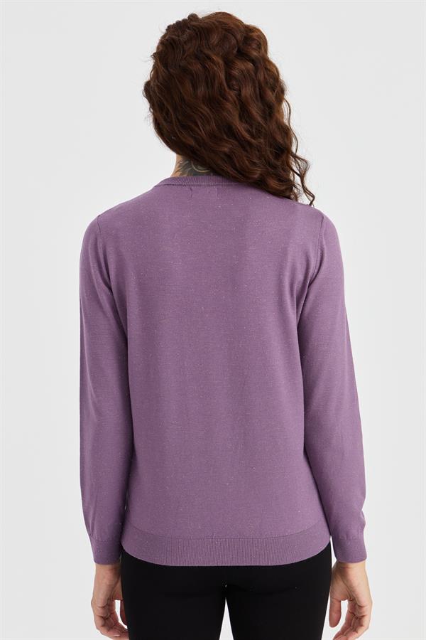 Женский базовый свитер Angelina с круглым вырезом