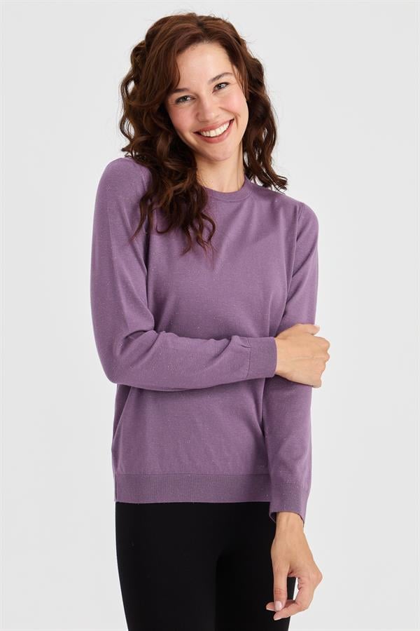 Женский базовый свитер Angelina с круглым вырезом