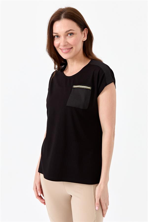 Womens T-Shirt Siyah