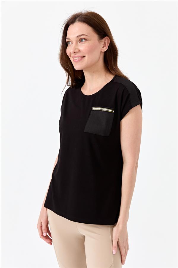 Womens T-Shirt Siyah