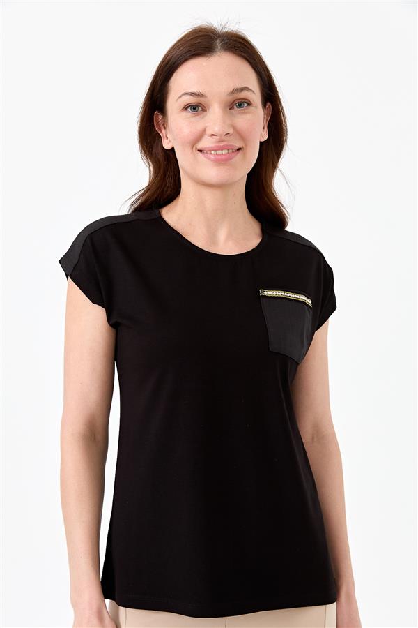 Womens T-Shirt Siyah