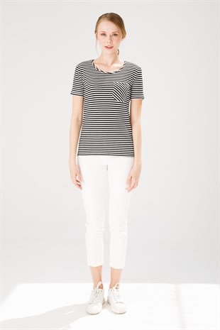 Womens Crew Neck T-Shirt Black