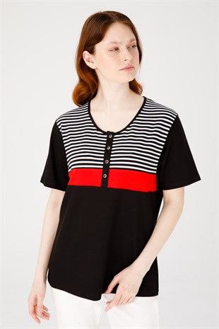 Женская блузка черная