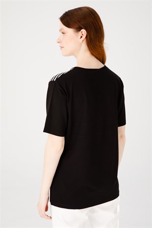 Женская блузка черная