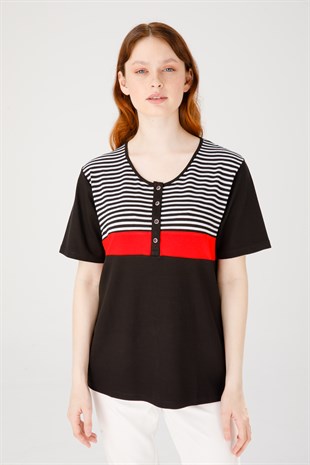 Женская блузка черная