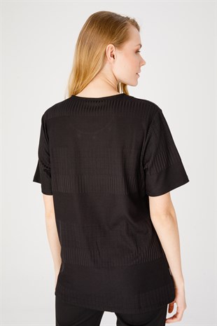 Женская блузка черная