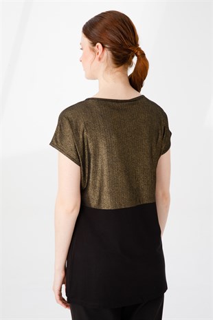 Womens Blouse Gold