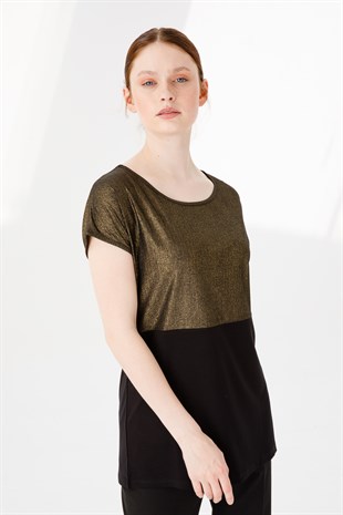Womens Blouse Gold