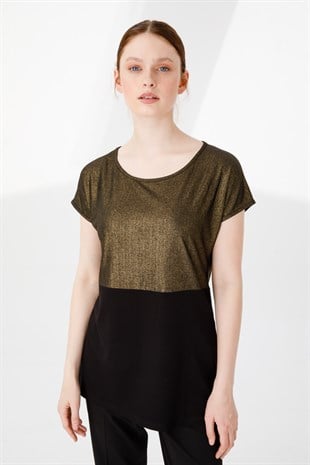 Womens Blouse Gold