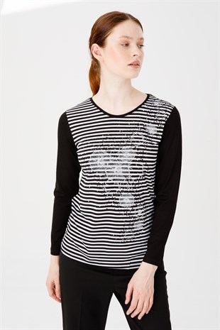 Женская блузка черная