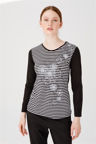 Женская блузка черная