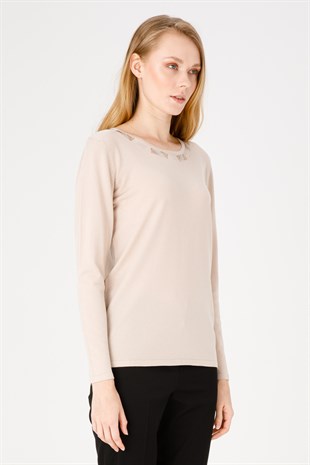 Womens Knitwear Sweater Mink