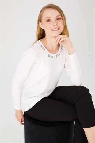 Womens Knitwear Sweater Cream