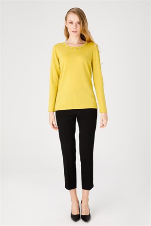 Womens Knitwear Sweater Yellow