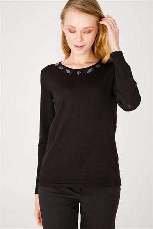 Womens Knitwear Sweater Black