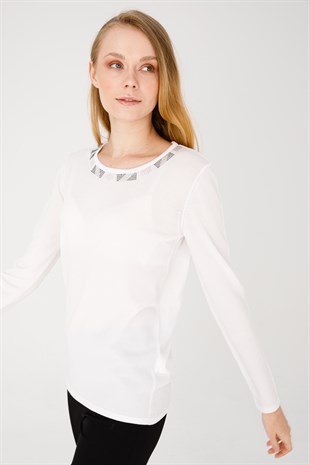 Womens Knitwear Sweater Cream