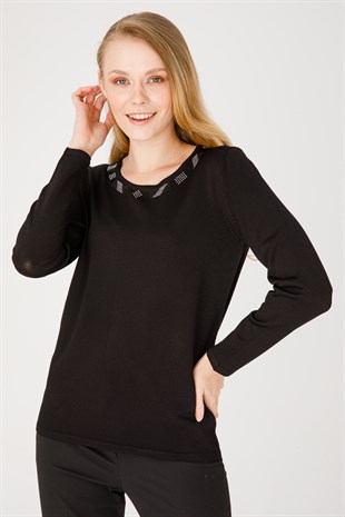 Womens Knitwear Sweater Black