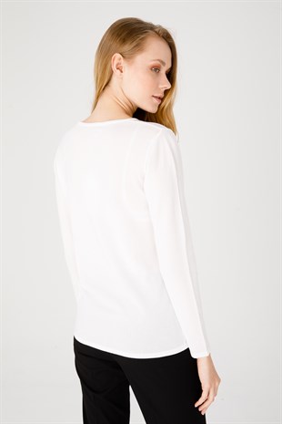 Womens Knitwear Sweater Cream