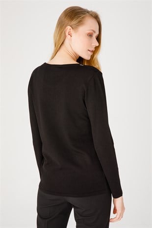 Womens Knitwear Sweater Black
