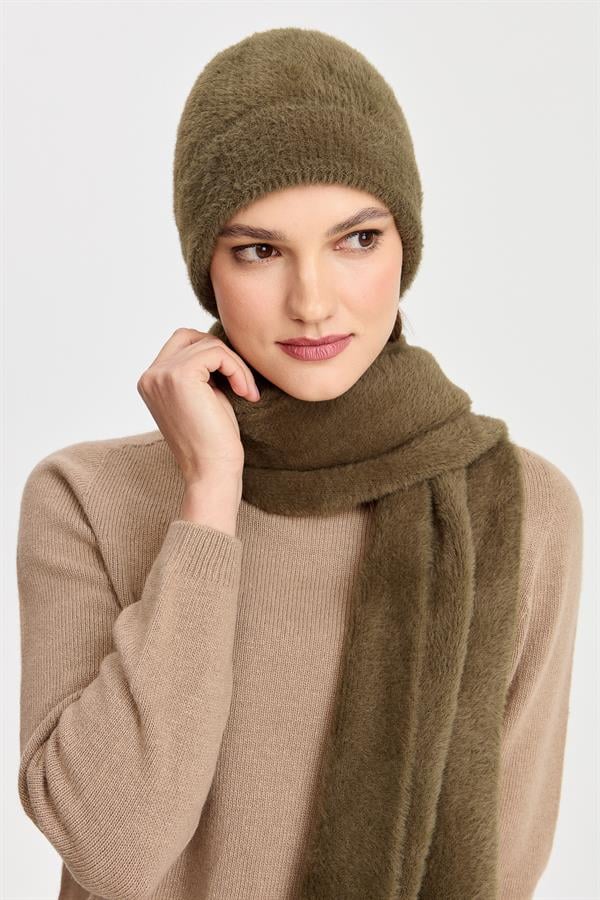 Женский трикотажный шарф