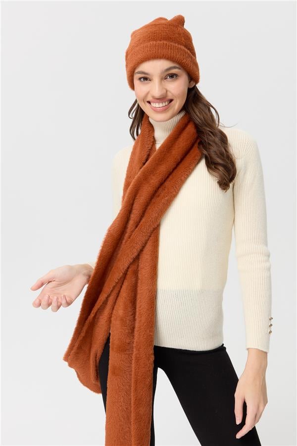 Женский трикотажный шарф