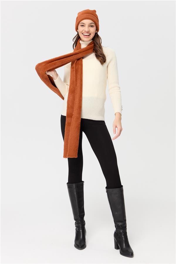 Женский трикотажный шарф