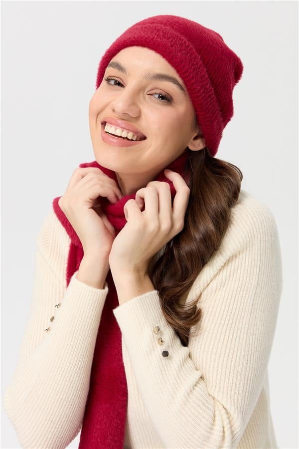 Женский трикотажный шарф